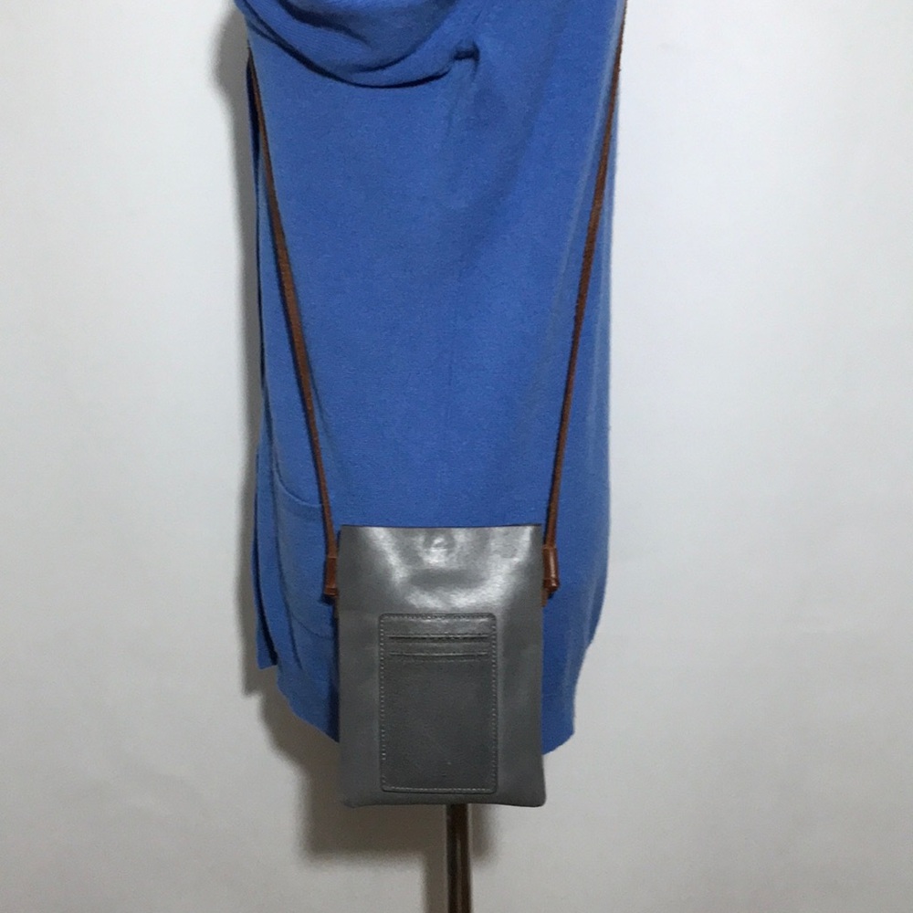 Most Wanted USA Leather READY TO GO CROSSBODY in Grey Color